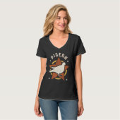 Taube Vintage Retro Klassisches Tier T-Shirt (Vorderseite Vollansicht)