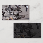 Taube Visitenkarte (Vorne/Hinten)