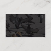 Taube Visitenkarte (Rückseite)