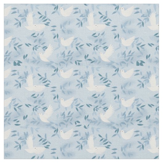 Taube Vogel Blau Stoff (Nahaufnahme)