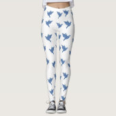 Taube, Vogelkunst, Tauben Leggings (Vorderseite)