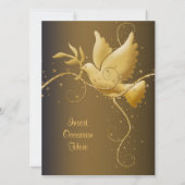 Taube von Friedensweihnachten Einladung (Vorderseite)