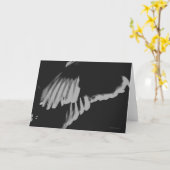 Taube Wings Gruß-Karte durch Kennzeichen E… - Karte (Gelbe Blume)