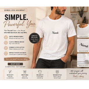 Taubeminimalistisches T-Shirt für Männer   Emotion