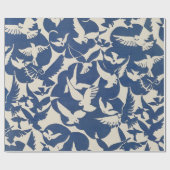 Tauben 1928 Muster Geschenkpapier (Flach)