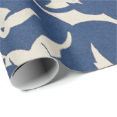 Tauben 1928 Muster Geschenkpapier (Rolleneckpunkt)