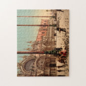 Tauben auf dem Markusplatz Venedig Italien Puzzle (Vertikal)