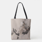 Tauben auf einem Baum von Watanabe Seitei Tasche (Rückseite)