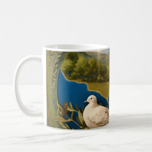 Tauben der friedlichen Tasse (Links)