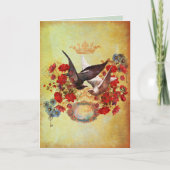 Tauben der Liebe Karte (Vorderseite)