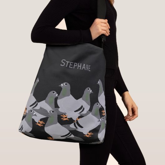 Tauben Design Crossbody Bag Tragetaschen Mit Langen Trägern (Von Nahem)