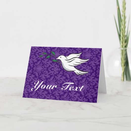 Tauben Designs Karte (Vorderseite)