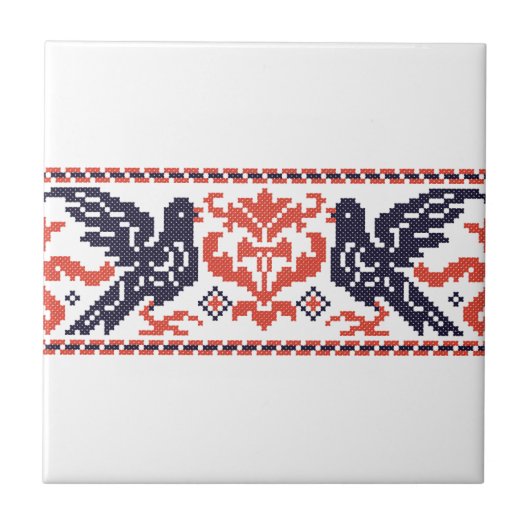 Tauben Fliese (Vorderseite)