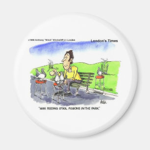 Tauben Funny Gifts T-Shirts und Sammlerstücke Magnet