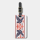 Tauben Gepäckanhänger (Vorderseite vertikal)