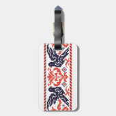 Tauben Gepäckanhänger (Rückseite vertikal)