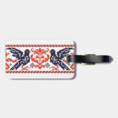 Tauben Gepäckanhänger (Rückseite horizontal)