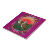 Tauben Gerahmt Fliese (Seite)