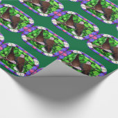 Tauben Gerahmt Geschenkpapier (Ecke)