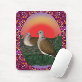 Tauben Gerahmt Mousepad (Mit Mouse)