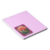 Tauben Gerahmt Notizblock (angewinkelt)