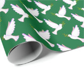 Tauben Geschenkpapier (Rolleneckpunkt)