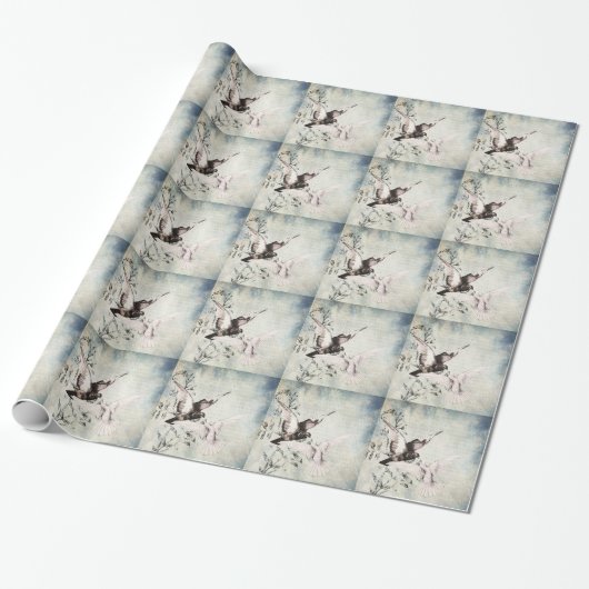 Tauben Geschenkpapier (Ungerollt)
