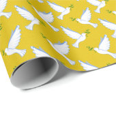 Tauben Geschenkpapier (Rolleneckpunkt)