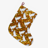 Tauben Großer Weihnachtsstrumpf (Vorderansicht (hängend))