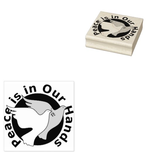 Tauben Gummistempel (Stempel)