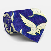 Tauben im Flug Krawatte (Gerollt)