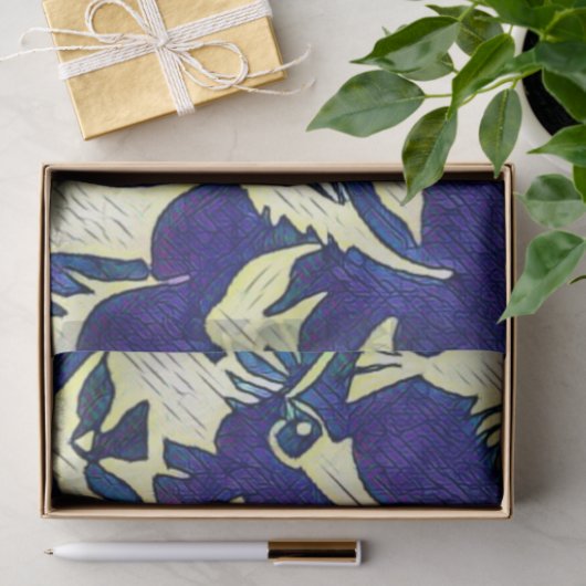 Tauben im Flug Seidenpapier (Geschenk)