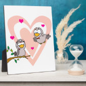 Tauben in der Liebe Fotoplatte (Seite)