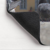 Tauben in der Stadt Mousepad (Ecke)