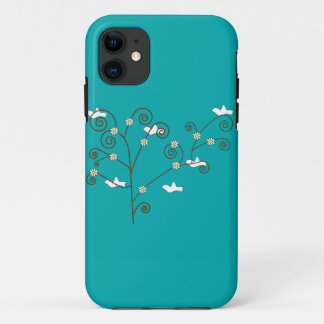 Tauben in einem Baumfall iPhone 11 Hülle