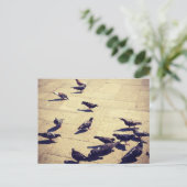 Tauben in Venedig Postkarte (Stehend Vorderseite)