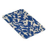 Tauben in weiß und blau Rijksmuseum Amsterdam Magnet (Rechte Seite)