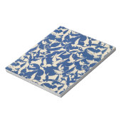 Tauben in weiß und blau Rijksmuseum Amsterdam Notizblock (Rotiert)