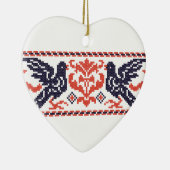 Tauben Keramik Ornament (Rechts)