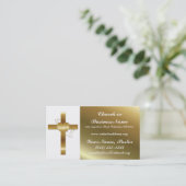 Tauben-Kirchen-Minister Visitenkarte des Goldquerw (Stehend Vorderseite)