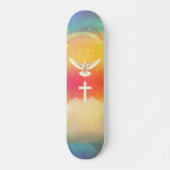 Tauben Kreuz Skateboard (Vorne)