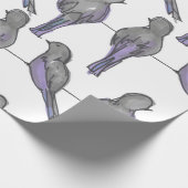 Tauben-Kumpel-Druck Geschenkpapier (Ecke)