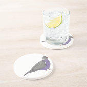 Tauben-Kumpel-Untersetzer Getränkeuntersetzer (Seite)