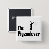 Tauben-Liebhaber Button (Vorne & Hinten)