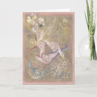 Tauben-Lied danken Ihnen Dankeskarte