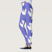 Tauben Malkunst Leggings (Links)