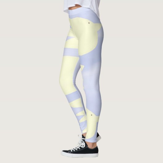 Tauben Malkunst Leggings (Links)