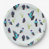 Tauben Pappteller (Vorderseite)