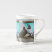 Tauben Porzellantasse (Rechts)