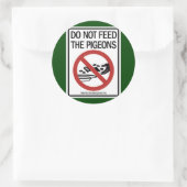 Tauben/Preacher-Sticker Runder Aufkleber (Tasche)